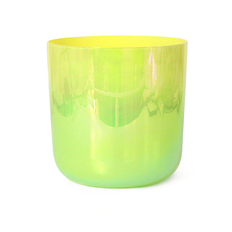 Musical Instrument Mallet - Star Linkup Yellow Gradient Green Crystal