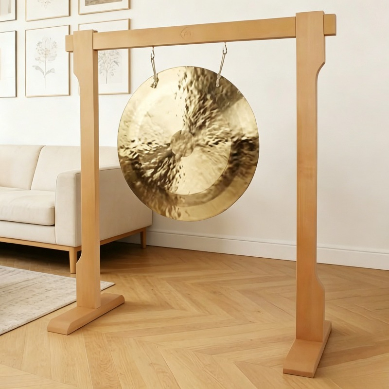 Solid Wood Bolded Gong Stand P - Musical Instrument Gong review and price