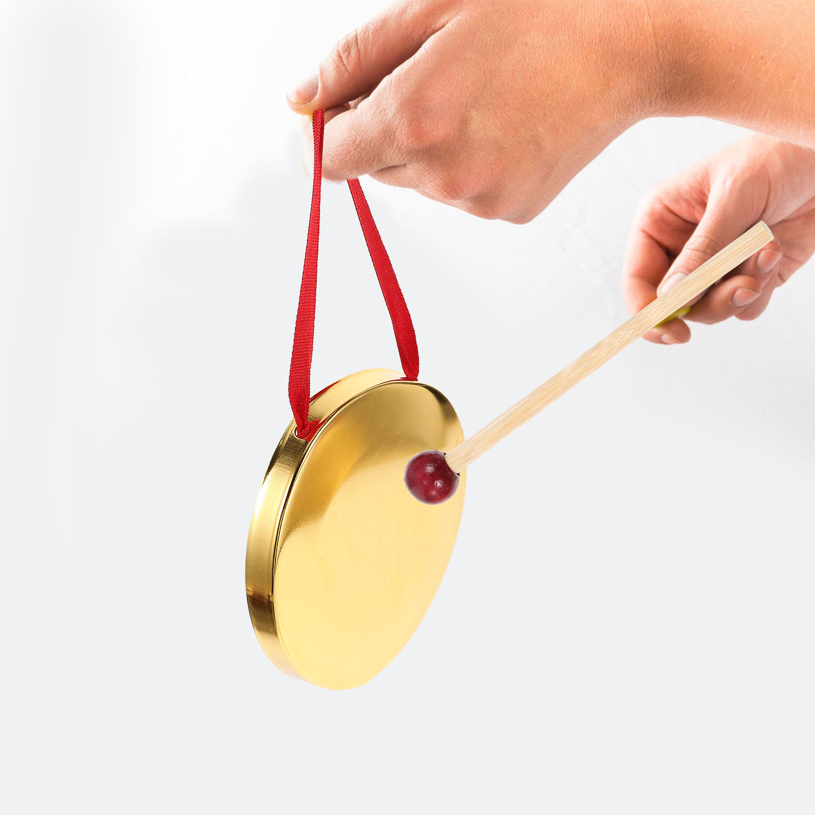 1Set Hand Held Gong Small Meta - Musical Instrument Gong review and price