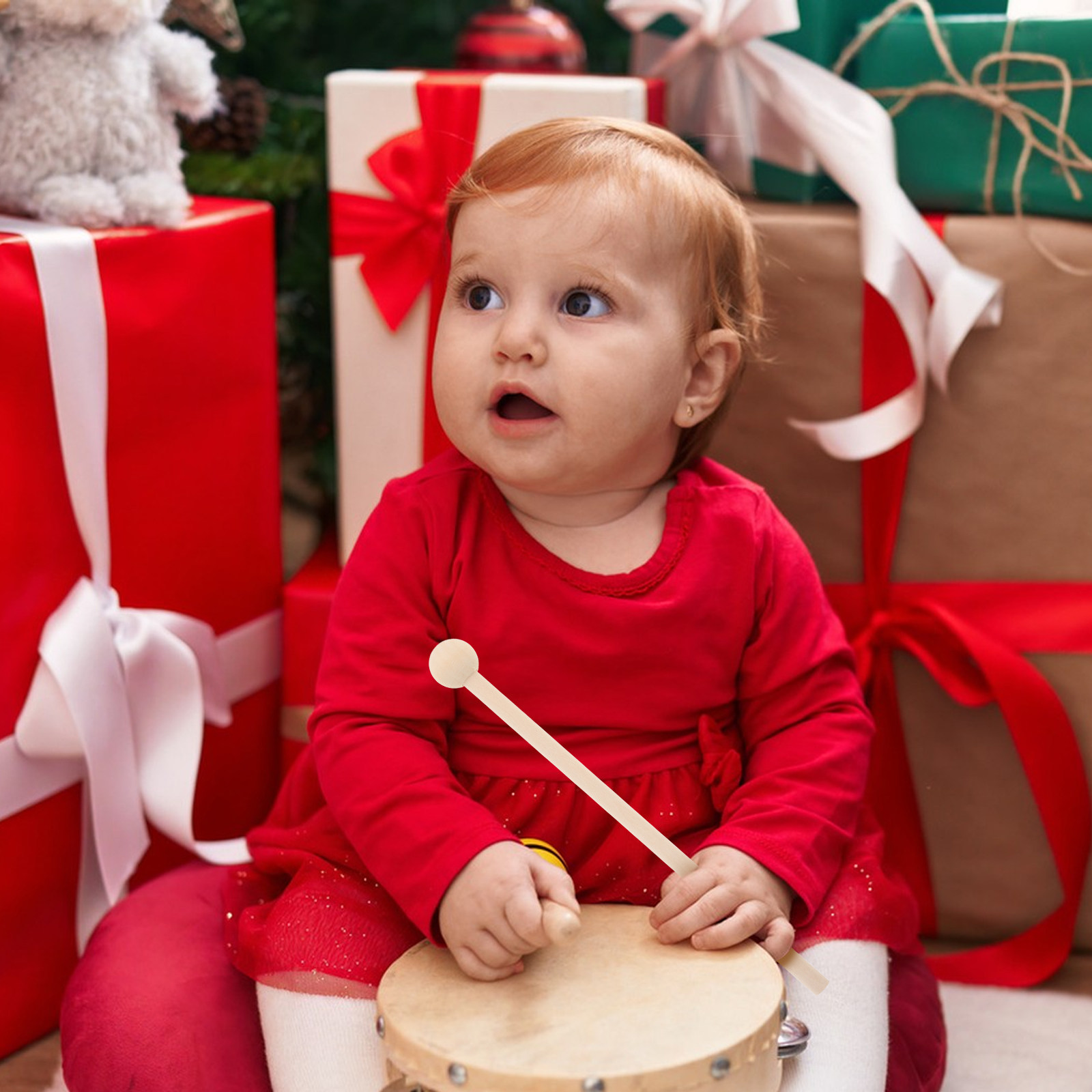 10Pcs Child-Sized Wooden Malle - Musical Instrument Mallet review and price