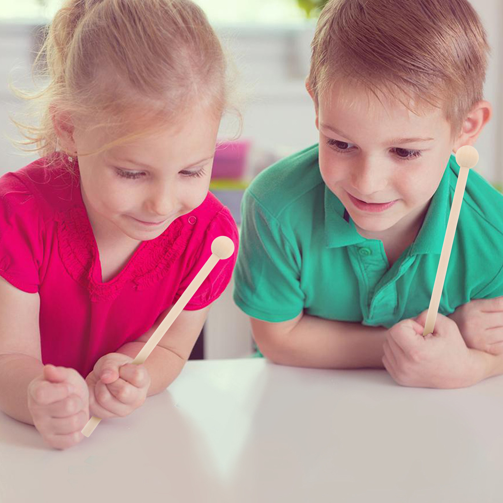 10Pcs Child-Sized Wooden Malle - Musical Instrument Mallet review and price