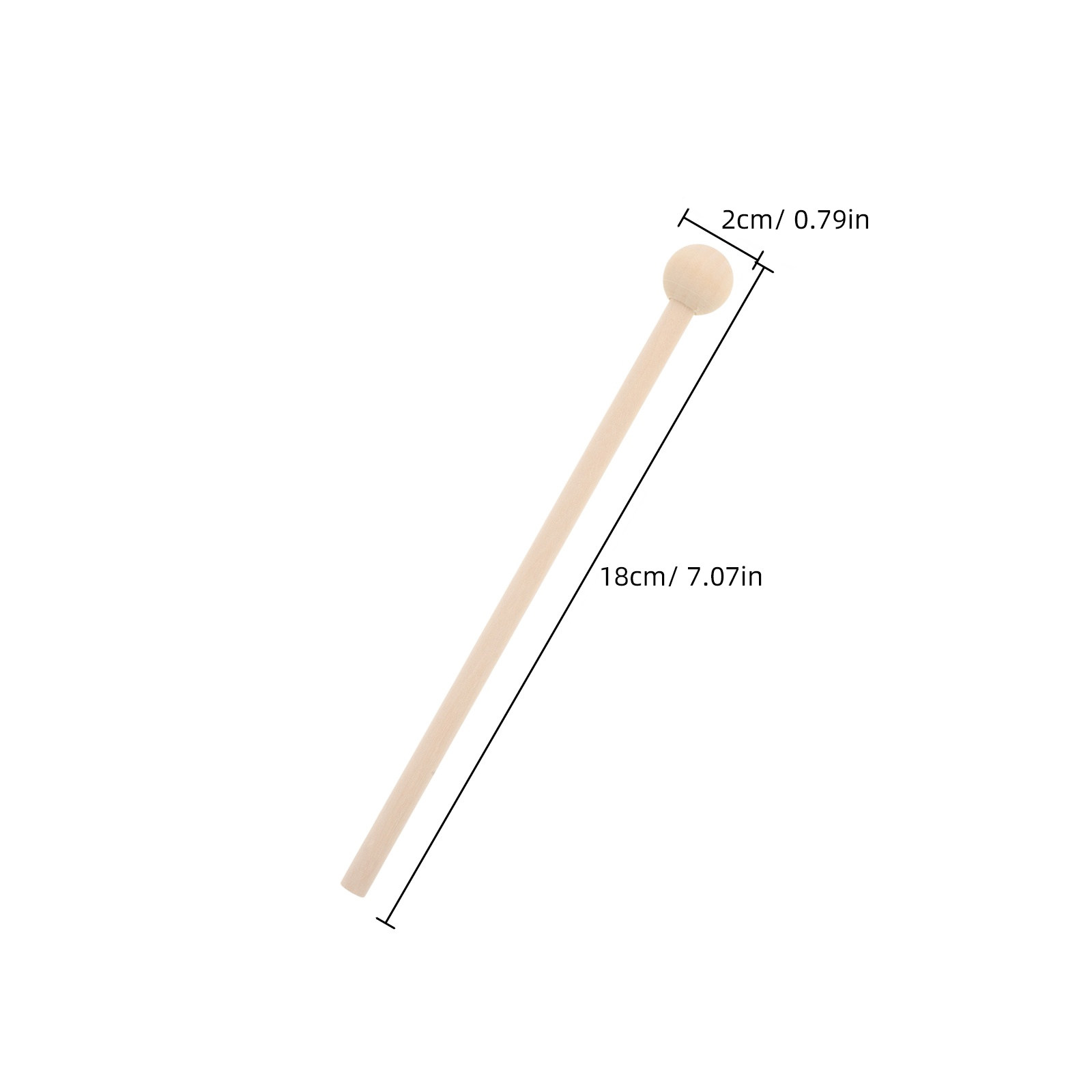 10Pcs Child-Sized Wooden Malle - Musical Instrument Mallet review and price