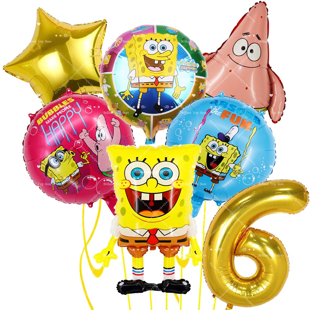 3/6/7Pcs SpongeBob SquarePants - Musical Instrument Gong review and price