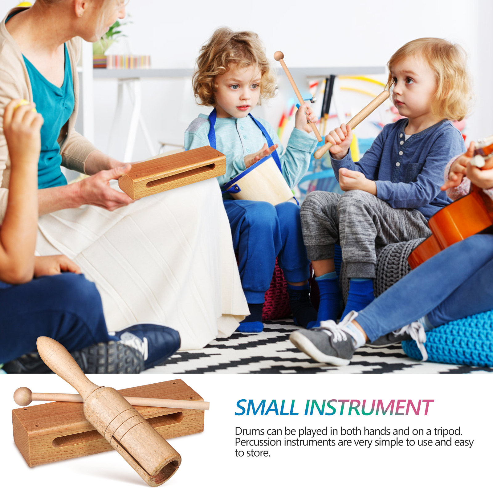 2Sets Wooden Percussion Instru - Musical Instrument Mallet review and price